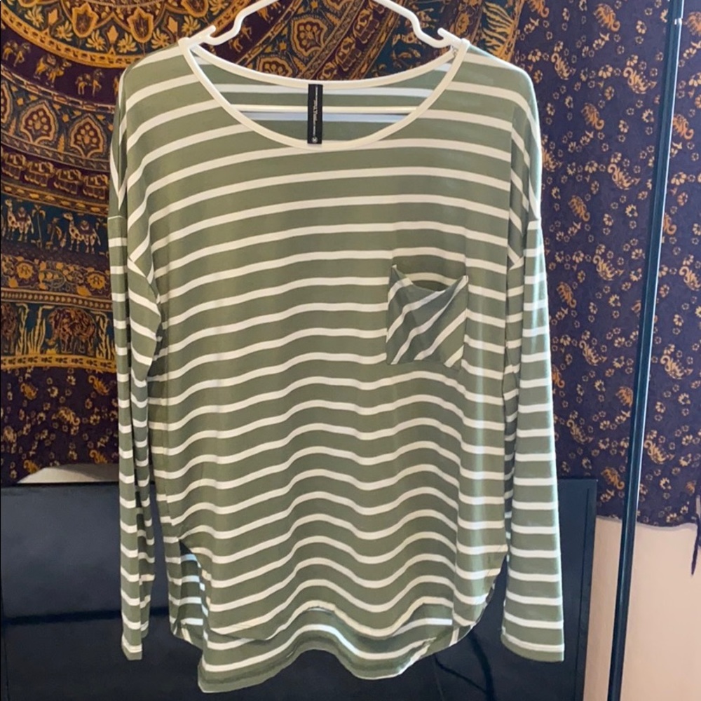 Striped soft sweater